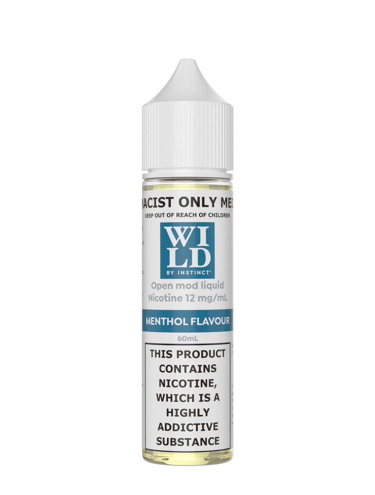 WILD BY INSTINCT MENTHOL FREEBASE (60ML BOTTLE)