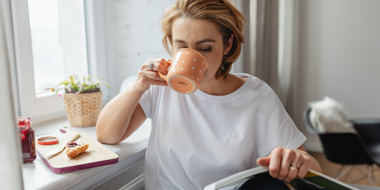 Woman learning how to quit smoking through step-by-step guidance