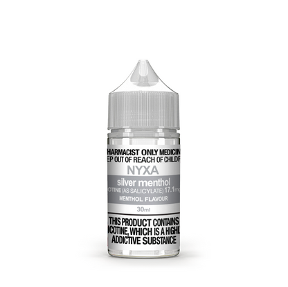 VAPURE (NYXA) SILVER MENTHOL NICOTINE SALTS (SWEET MENTHOL) (30ML BOTTLE)