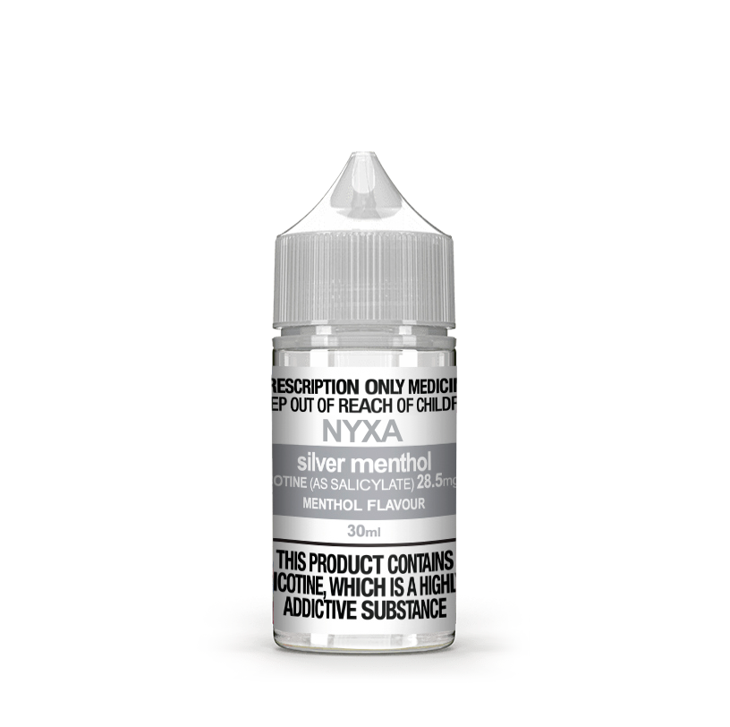 VAPURE (NYXA) SILVER MENTHOL NICOTINE SALTS (SWEET MENTHOL) (30ML BOTTLE)