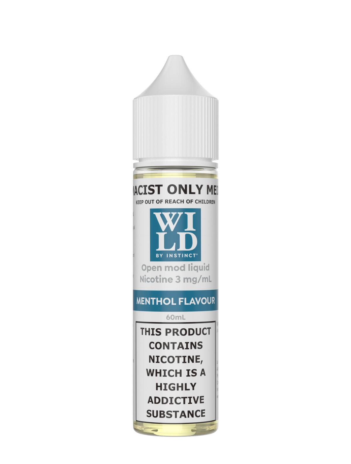 WILD BY INSTINCT MENTHOL FREEBASE (60ML BOTTLE)
