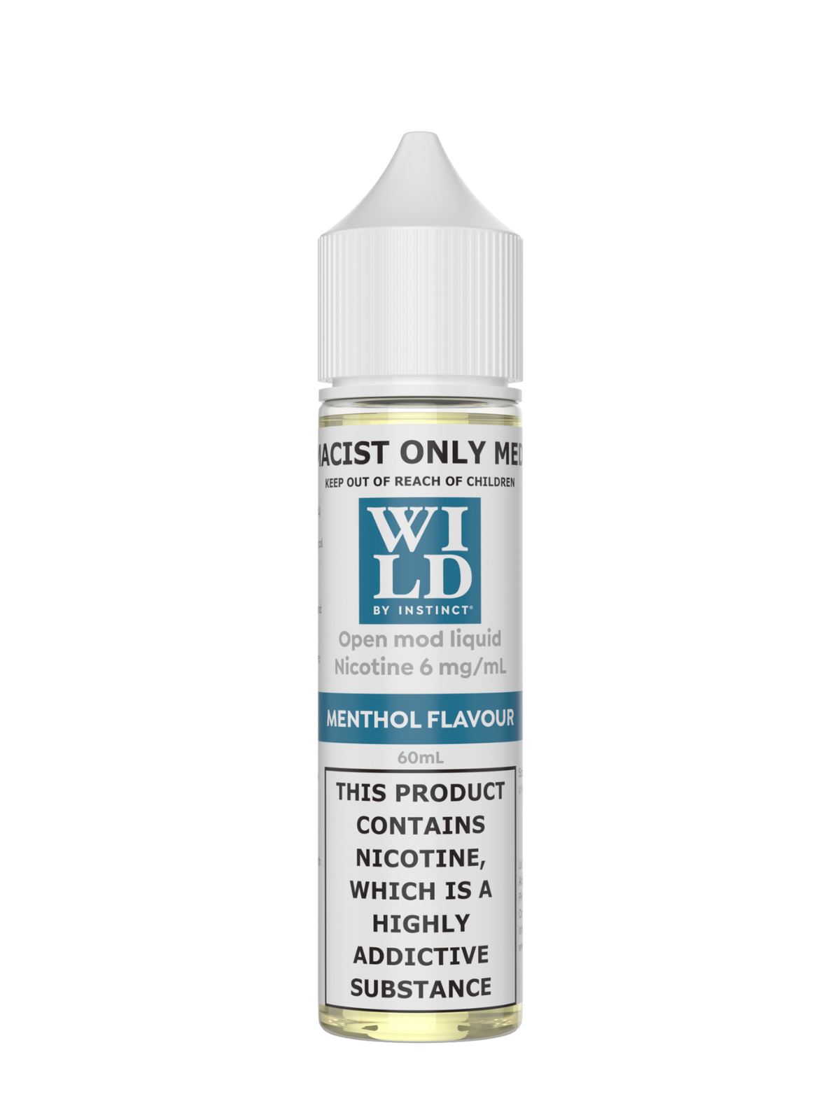 WILD BY INSTINCT MENTHOL FREEBASE (60ML BOTTLE)