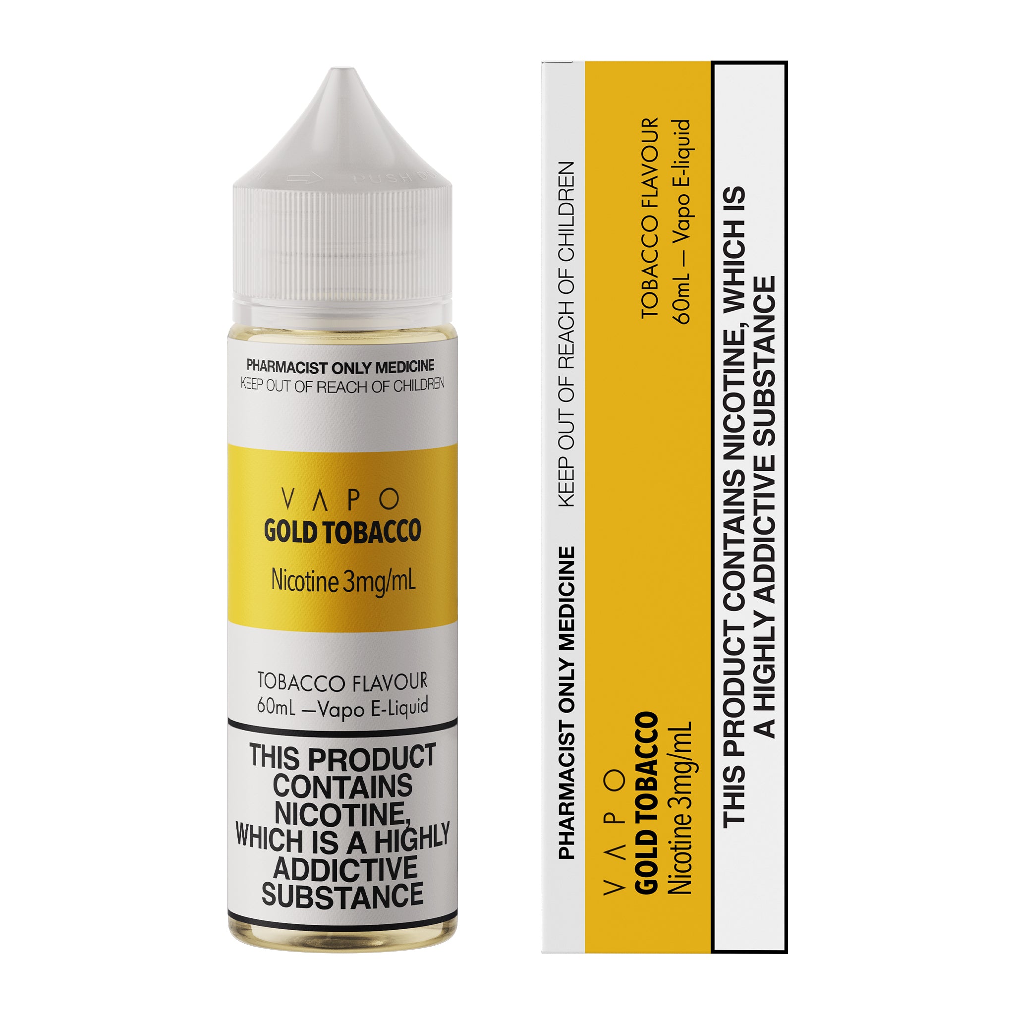 Vapo Decrypt VAPO GOLD TOBACCO FREEBASE (60ML BOTTLE)