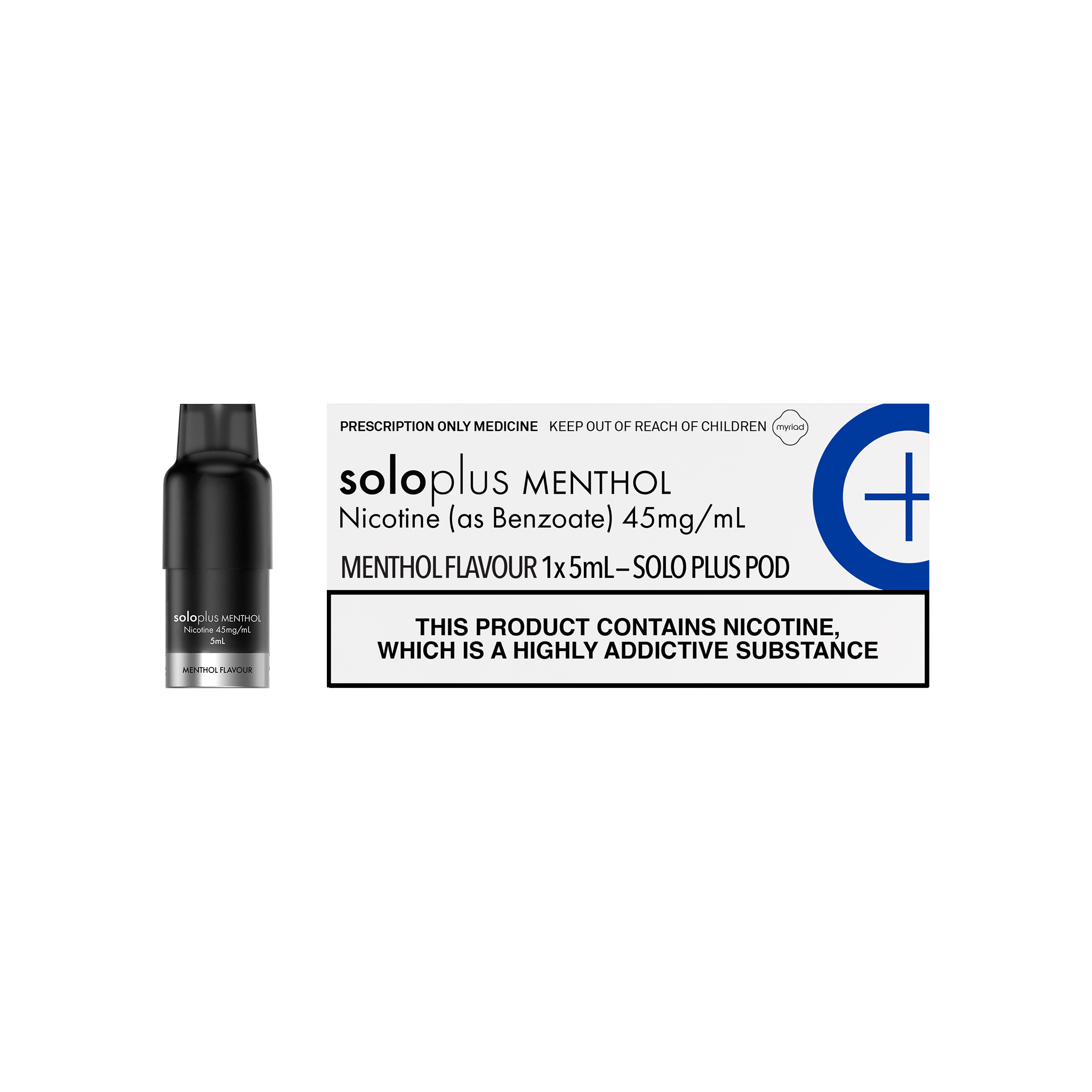 SOLO PLUS MENTHOL POD (1 X 5ML)