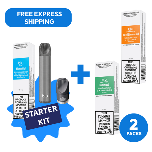 BLU STARTER KIT & 2 POD PACKS
