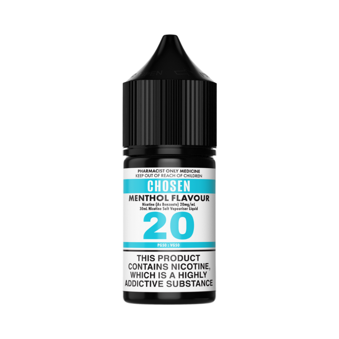CHOSEN MENTHOL NICOTINE SALTS (30ML BOTTLE)