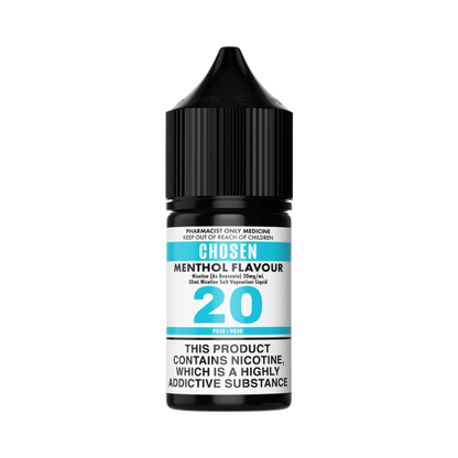 CHOSEN MENTHOL NICOTINE SALTS (30ML BOTTLE)