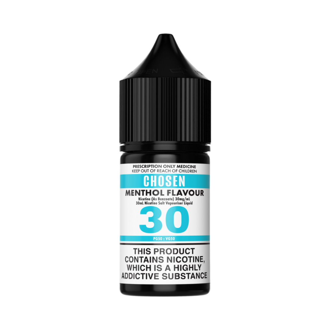 CHOSEN MENTHOL NICOTINE SALTS (30ML BOTTLE)