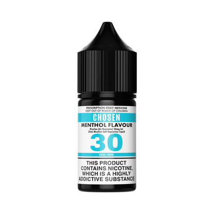 CHOSEN MENTHOL NICOTINE SALTS (30ML BOTTLE)