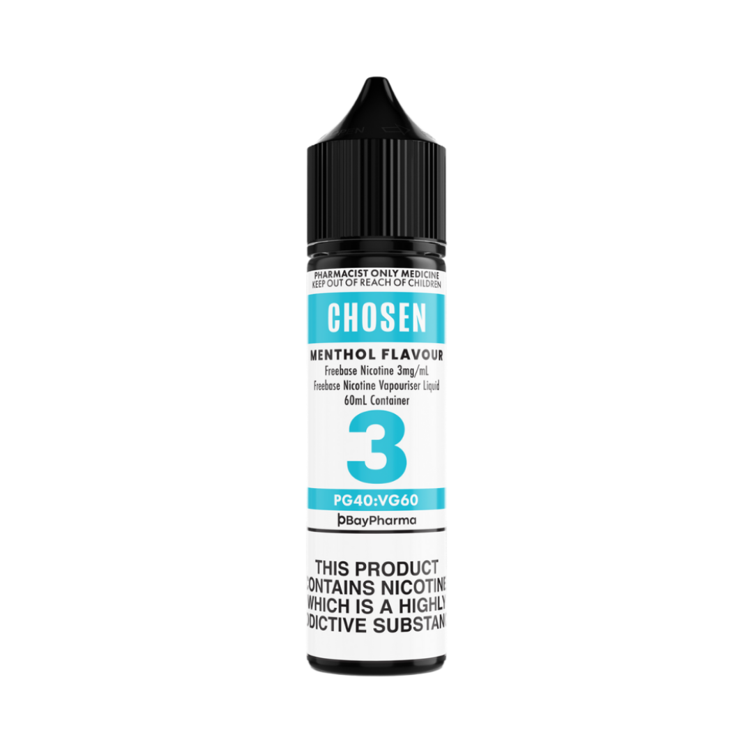 CHOSEN MENTHOL FREEBASE (60ML BOTTLE)
