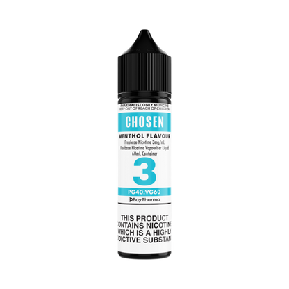 CHOSEN MENTHOL FREEBASE (60ML BOTTLE)