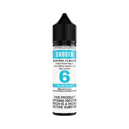CHOSEN MENTHOL FREEBASE (60ML BOTTLE)