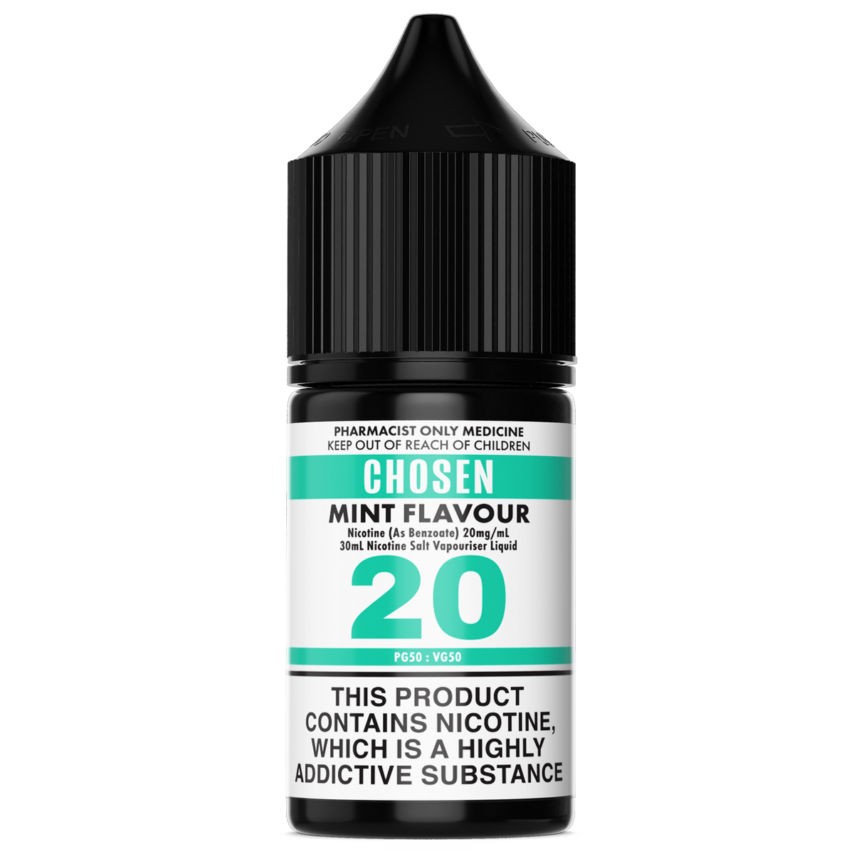 CHOSEN MINT NICOTINE SALTS (30ML BOTTLE)
