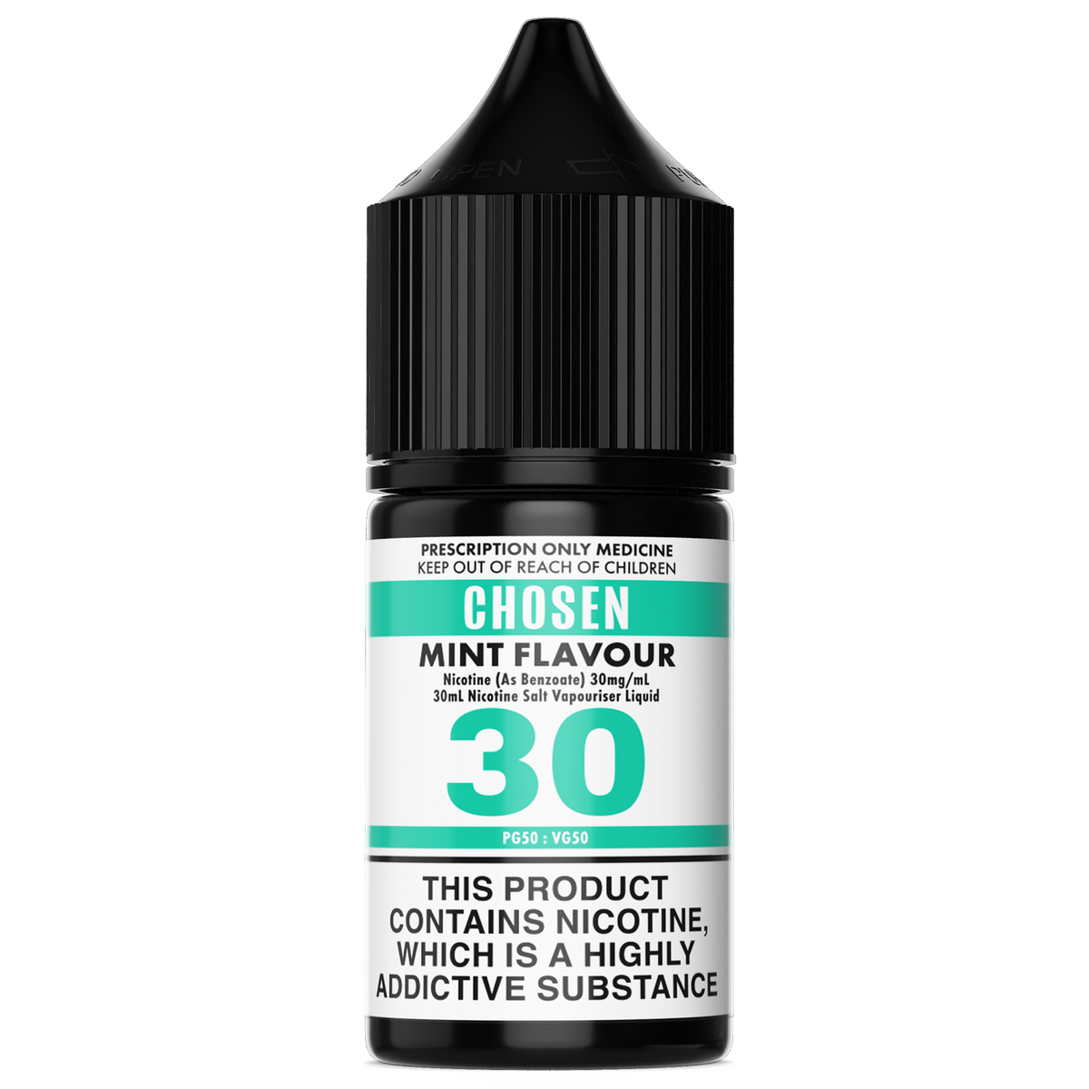 CHOSEN MINT NICOTINE SALTS (30ML BOTTLE)