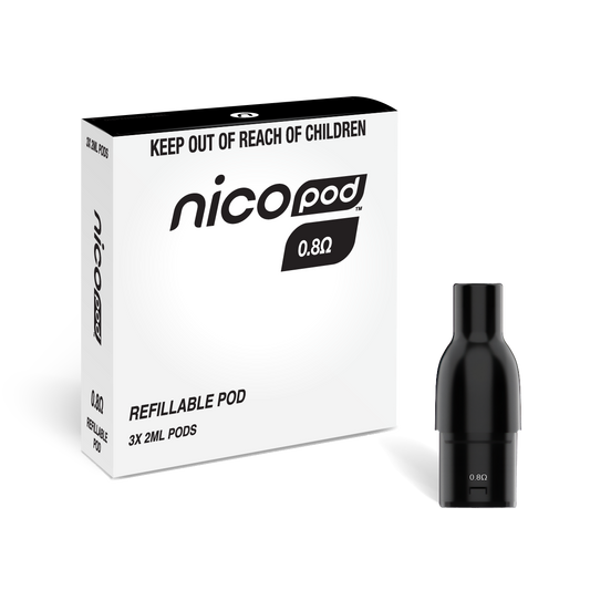NICOPOD® EMPTY REFILLABLE POD (3 x 2ML)