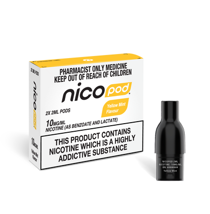NICOPOD® YELLOW MINT POD (2 x 2ML)