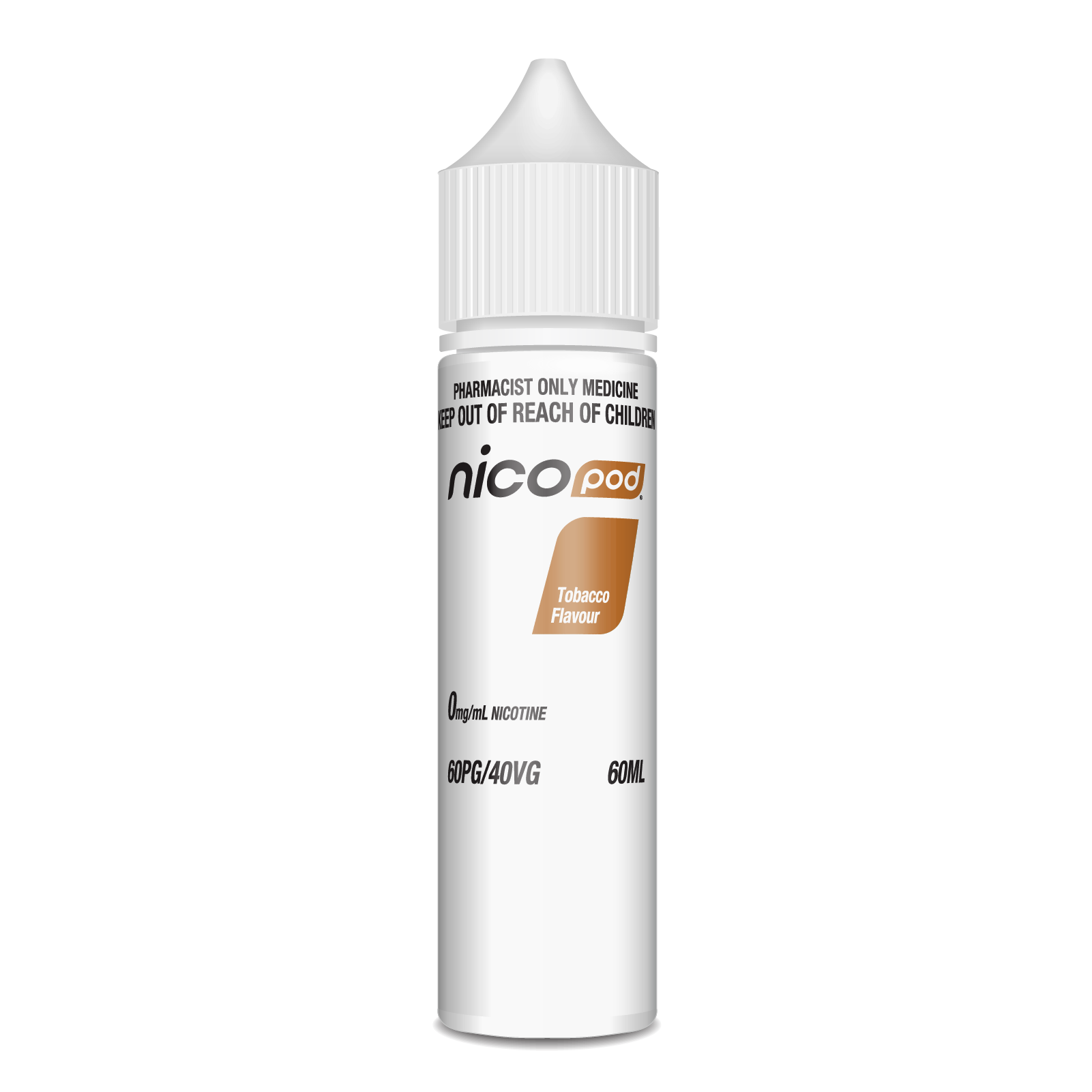 NICOPOD TOBACCO FREEBASE (60ML BOTTLE)
