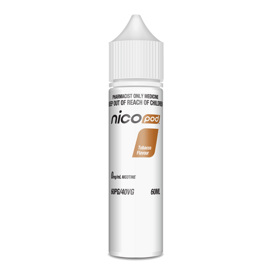 NICOPOD TOBACCO FREEBASE (60ML BOTTLE)