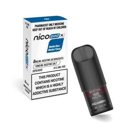 NICOPOD® X MENTHOL BLUE (1 x 2.5ML)